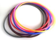 Fabriklieferantengewohnheit färbte beringten flachen quadratischen Rechteckabschnitt-Silikono-ring