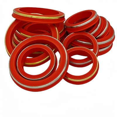 1' 2' 3' 4' Buna NBR HNBR FKM PTFE Weco mit Messing und Edelgummi Rot Hammer Union Siegel