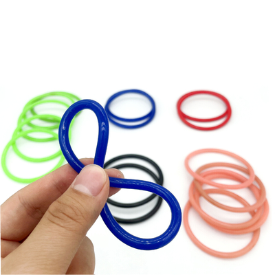 Fabrikverkauf Maßgeschneiderte Farbringe Flachquadrat-Abschnitt O-Ring Gummi-Dichtung