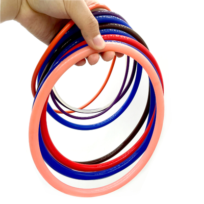 Fabrikverkauf Maßgeschneiderte Farbringe Flachquadrat-Abschnitt O-Ring Gummi-Dichtung