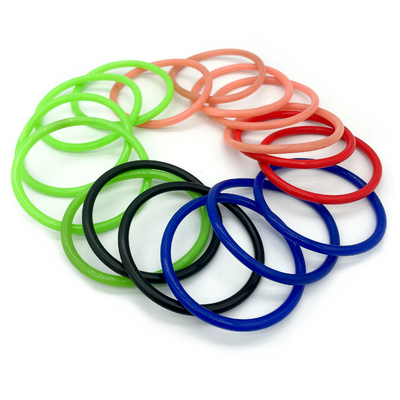 Fabrikverkauf Maßgeschneiderte Farbringe Flachquadrat-Abschnitt O-Ring Gummi-Dichtung