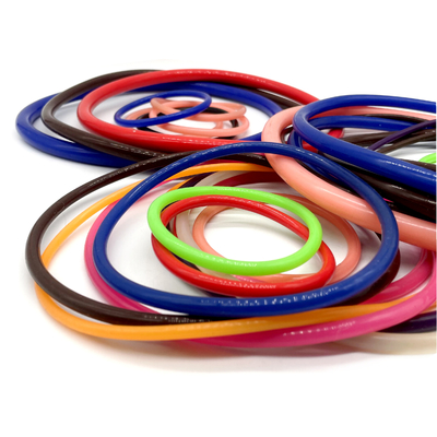 Fabrikverkauf Maßgeschneiderte Farbringe Flachquadrat-Abschnitt O-Ring Gummi-Dichtung