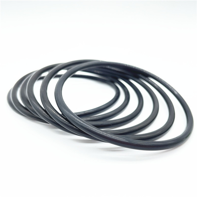 Schwarze langlebige FKM NBR EPDM Silicone Gummi O-Ringe für verschiedene Anwendungen