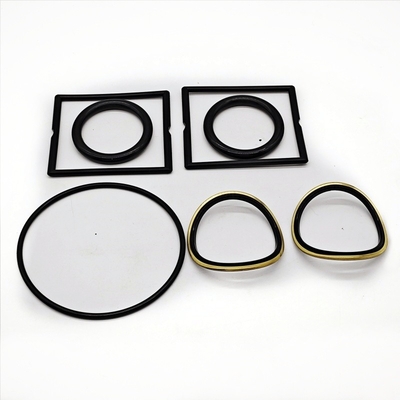 Standard-Service MSI Schwarz Buna HSN FKM Steckventil Versiegelung Kit mit Messing Einsätze