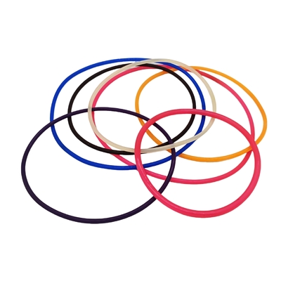 Verschiedene industrielle große und kleine orangeblaue schwarze farbige Silikongummi-Ring mit hoher Hitzebeständigkeit