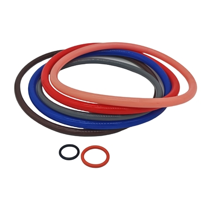 Qualitätsbescheinigung Orange Blau Schwarz Farbig Silikon Gummi O Ring mit hoher Hitzebeständigkeit