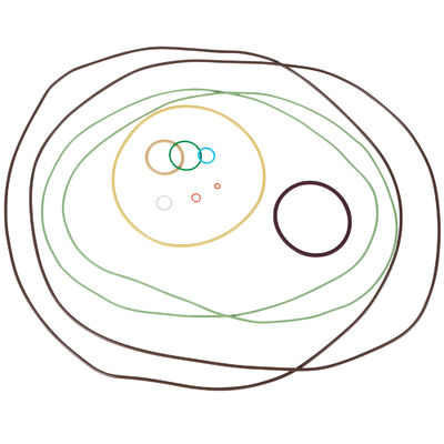 O-Ring Hersteller Premium Ölbeständige AS568 Präzisions-FFKM-Gummi-O-Ringe für Erdgas