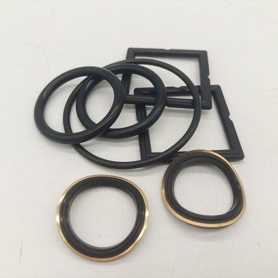 "Schwarze Steckventil Elastomer Set Weichdichtung mit Messing
