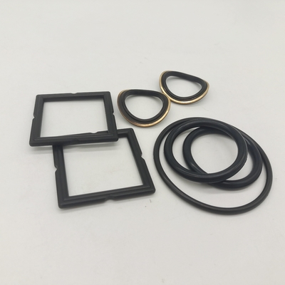 "Schwarze Steckventil Elastomer Set Weichdichtung mit Messing