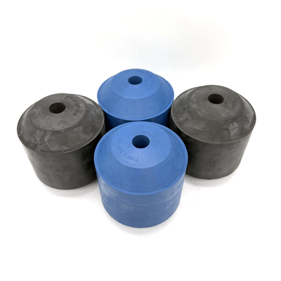 40 bis 60 Shore A 3/8" bis 5/8" H Ölspender Kautschuk schwarz und blau