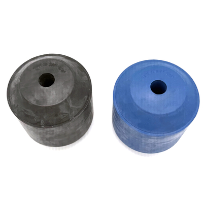 40 bis 60 Shore A 3/8" bis 5/8" H Ölspender Kautschuk schwarz und blau