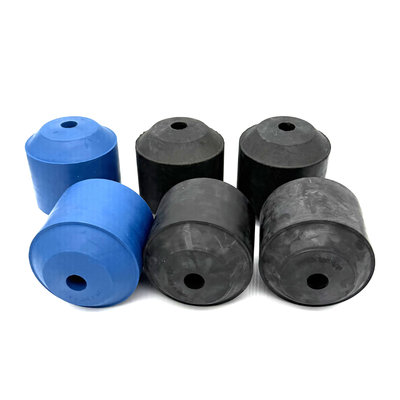40 bis 60 Shore A 3/8" bis 5/8" H Ölspender Kautschuk schwarz und blau