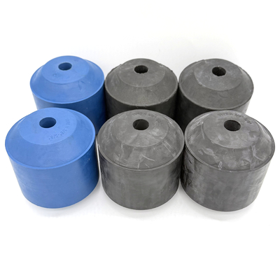 40 bis 60 Shore A 3/8" bis 5/8" H Ölspender Kautschuk schwarz und blau