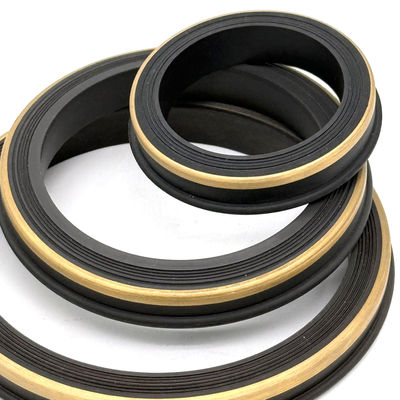 Nitril (NBR) Hammer Union Seal mit Messing-Back-up-Ring für 10.000 PSI bis 15.000 PSI Hochdruckanwendungen