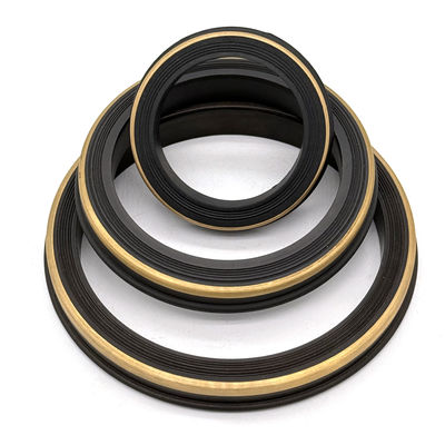 Nitril (NBR) Hammer Union Seal mit Messing-Back-up-Ring für 10.000 PSI bis 15.000 PSI Hochdruckanwendungen