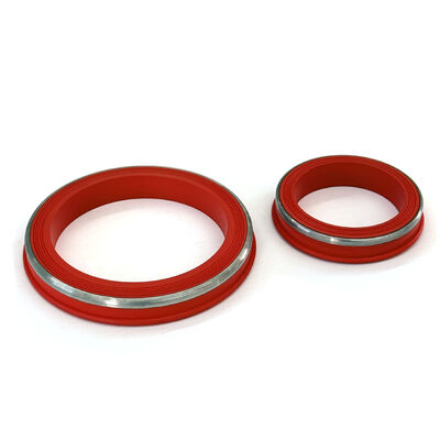 Temperaturbeständige FKM Lip Style Hammer Union Dichtungen mit SS Ring für H2S & CO2 Umgebungen