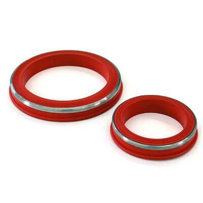 Temperaturbeständige FKM Lip Style Hammer Union Dichtungen mit SS Ring für H2S & CO2 Umgebungen