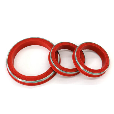 Temperaturbeständige FKM Lip Style Hammer Union Dichtungen mit SS Ring für H2S & CO2 Umgebungen