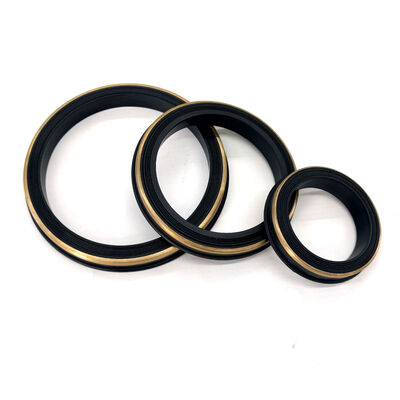 Premium NBR Hammer Union Dichtungen mit Messing Anti-Extrusions Ring. Fig 602, 1002, 1502 Hochdruck Lippendichtungen. Nitril Ölfeld Dichtungen für Pipeline.