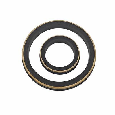 Premium NBR Hammer Union Dichtungen mit Messing Anti-Extrusions Ring. Fig 602, 1002, 1502 Hochdruck Lippendichtungen. Nitril Ölfeld Dichtungen für Pipeline.