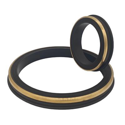 Premium NBR Hammer Union Dichtungen mit Messing Anti-Extrusions Ring. Fig 602, 1002, 1502 Hochdruck Lippendichtungen. Nitril Ölfeld Dichtungen für Pipeline.