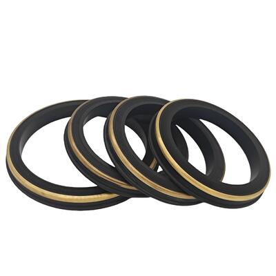 Premium NBR Hammer Union Dichtungen mit Messing Anti-Extrusions Ring. Fig 602, 1002, 1502 Hochdruck Lippendichtungen. Nitril Ölfeld Dichtungen für Pipeline.