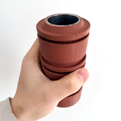 2.5-Zoll-RTL-Swab-Tasse mit verschleißfestem NBR 80-Durometer und verstärktem Metallkern für das Abwischen von Ölfeldern