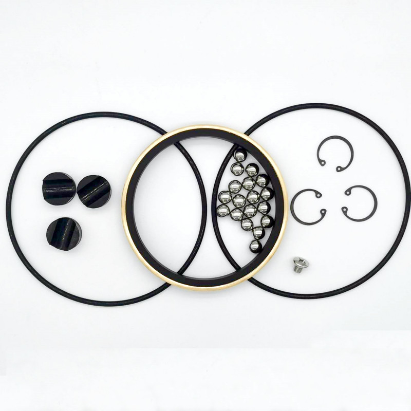 4" 15k TSI Drehgelenk Reparatur Kit mit Kugel Stecker Messing Ring Gummiverschlüsse 3/8" Stahlkugeln
