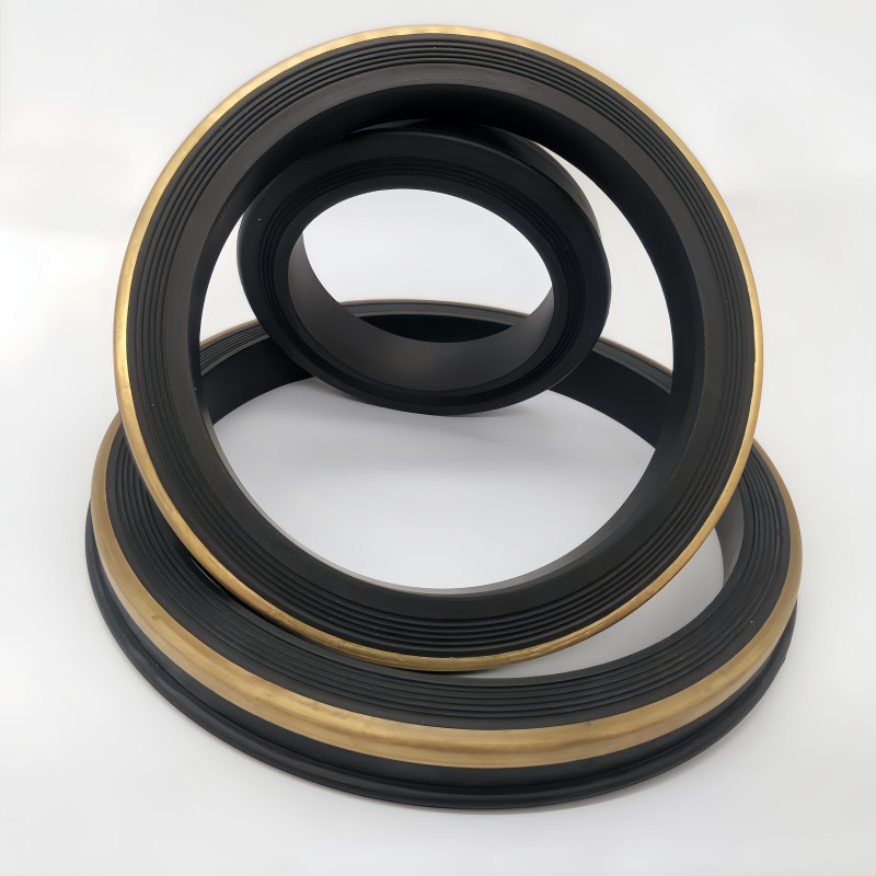 Nitrilgummi-Dichtungen Säure-Gas-Service-Hammer-Ziegel mit Messing- oder Edelstahl-Rückhalt-Anti-Extrusionsring