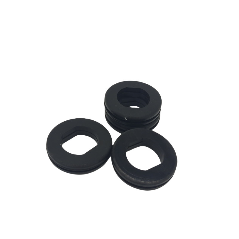 Fabrik-Maßgeschneiderte Wärmebeständige Wasserdichte EPDM Silicone Gummi Silizium Grommet für Kabel