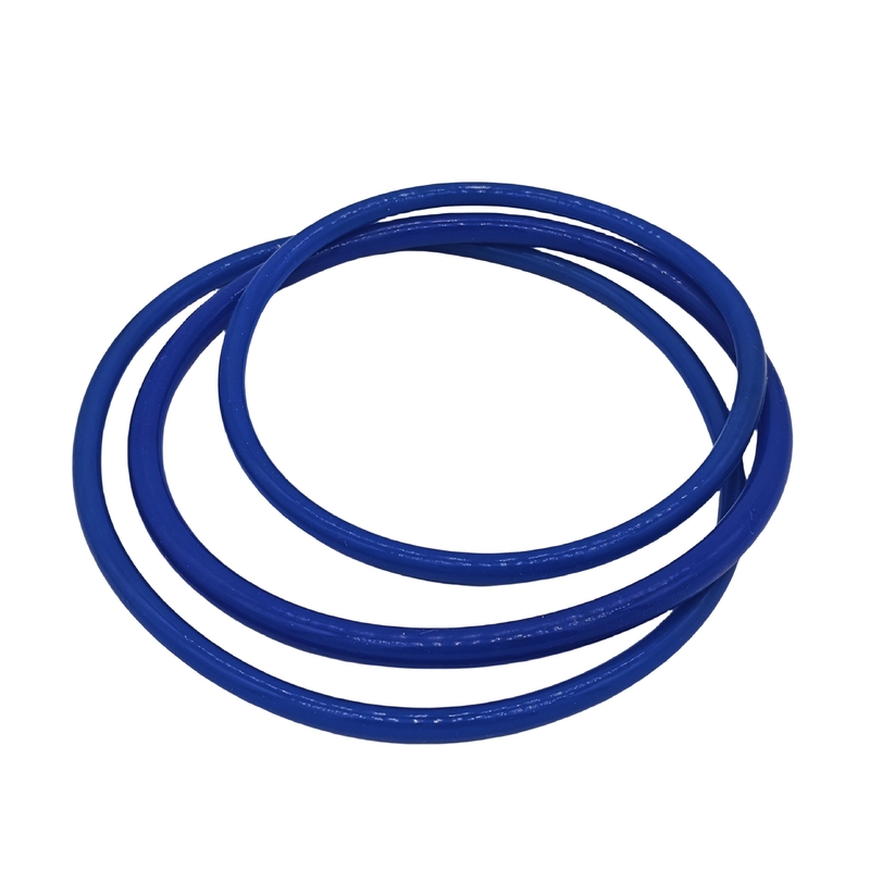 Qualitätsbescheinigung Orange Blau Schwarz Farbig Silikon Gummi O Ring mit hoher Hitzebeständigkeit