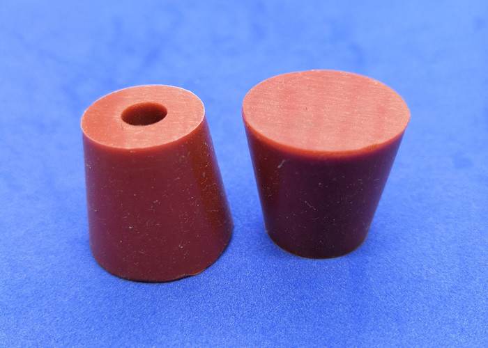 Laborgummistopfen mit Löchern, Silikon-Stopper für Laborausstattung